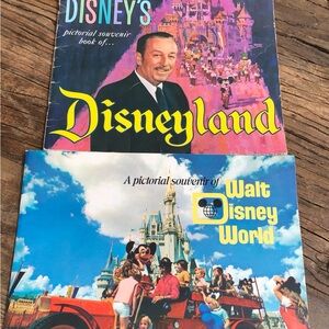 1963  Disneyland and Walt Disney World Pictorial Souvenir Books